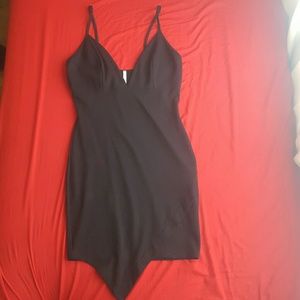 Black spaghetti strap Dress - brand: Glare